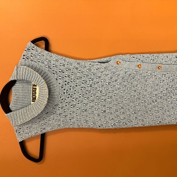 ROTATE BIRGER CHRISTENSEN Tessa Knit Dress - Ethereal Blue - Picture 7 of 10